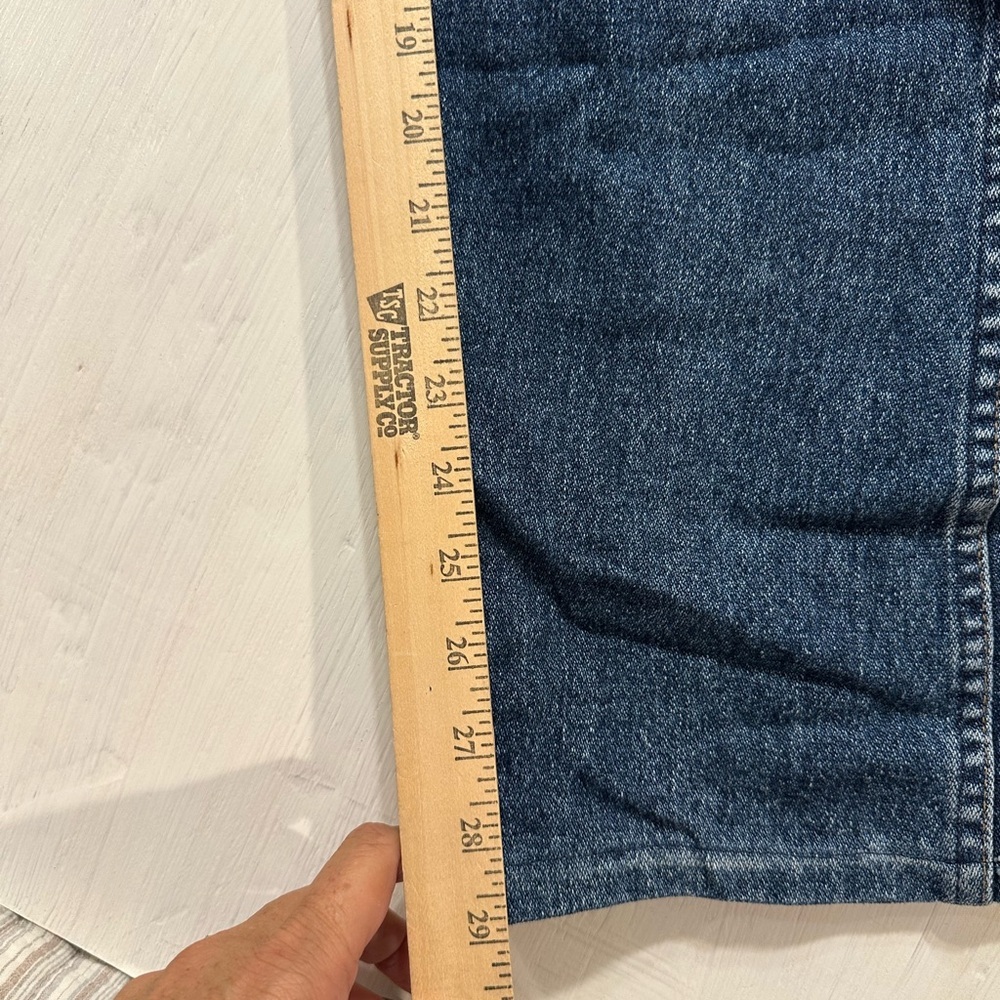 Vintage Wrangler Women’s Jeans 13/14 x 34 High Rise Blue Denim Made in USA Mom - Picture 6 of 10